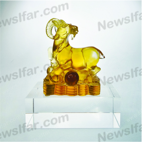 CC-082 彩透琉璃CC-082生肖羊琉璃